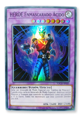 Yugi-oh! Masked Hero Acid Toch-en045 Super