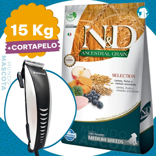 Nyd Farmina Ancestral Grain Perro Cachorro Mediano 15 Kg