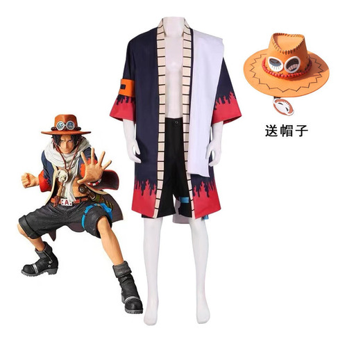 Disfraz Cosplay One Piece Portgas·d· Ace Para Hombre