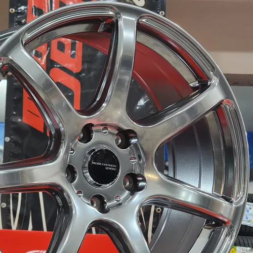 AKI workエモーションt7r Jogo Roda Alloy Work Emotion T7r / Aro 18 / Tala 8 / 5x114