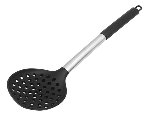 Cuchara Ranurada De Silicona, Sin Bpa Y Resistente Al Calor