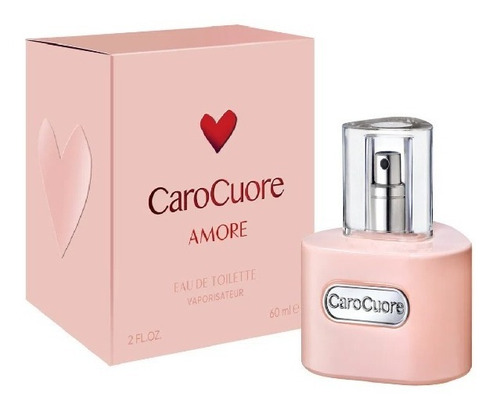 Perfume Fragancia Dama Mujer Caro Cuore Amore Edt 60 Ml