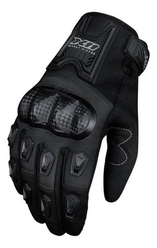 Luva X11 Blackout 2 Protetor De Articulação Masculina Touch Cor Preta Tamanho GG