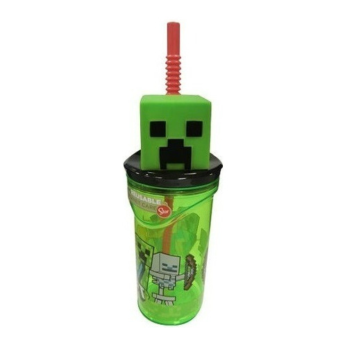 Vaso Alto Con Forma 3d Minecraft