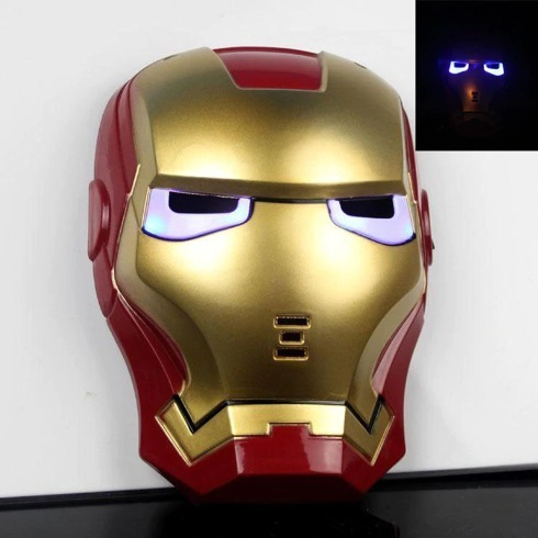 Mascara Electronica Iron Man Ironman Hombre Invencible Led A