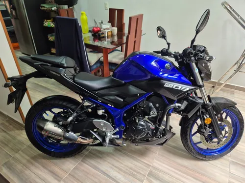 Yamaha Mt03 2020 Azul 17000 Km. Con Accesorios Especiales