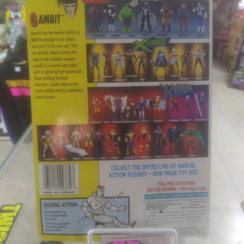 Marvel Comics, The Uncanny X-men Series 1, Gambito Figura (Usado)