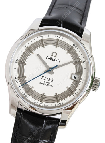 Omega Reloj De Hombre Para Cinturón Con Disco Blanco