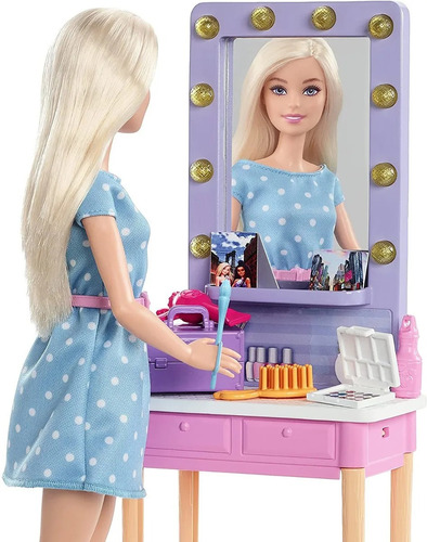 Muñeca Barbie Malibu Backstage Camerino Mattel Original