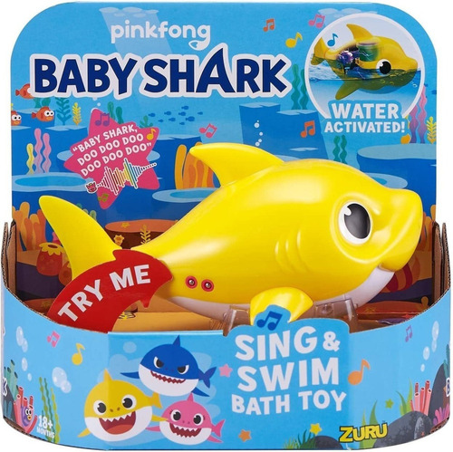 Robo Alive Junior Baby Shark Funciona Con Pilas