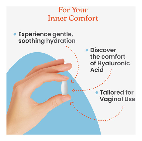 Supositorios Vaginales De Ácido Hialurónico 5 Mg 12 Insertos