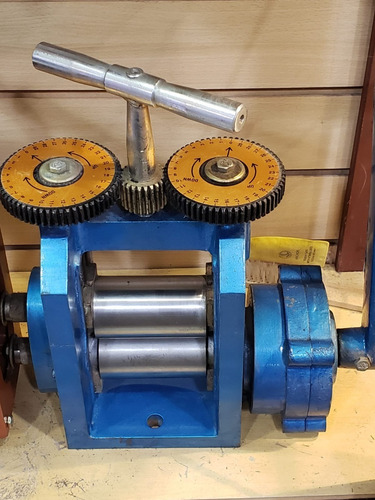 Imagen 1 de 3 de Laminadora Manual Orfebreria, Joyeria, Plateria Reduc 4:1 Az