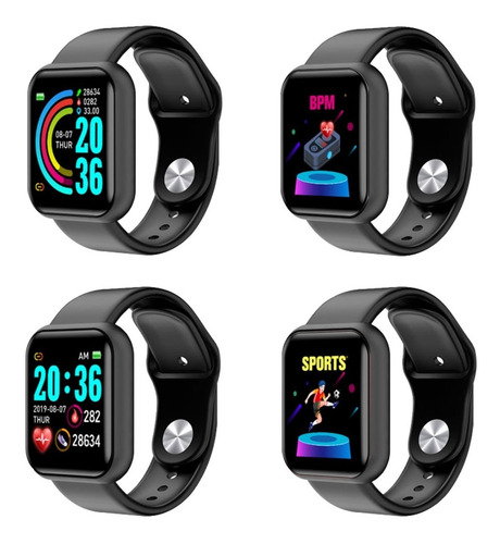 Imagen 10 de 10 de Reloj Smart Watch Iteligente Multideporte Recordatorio Salud