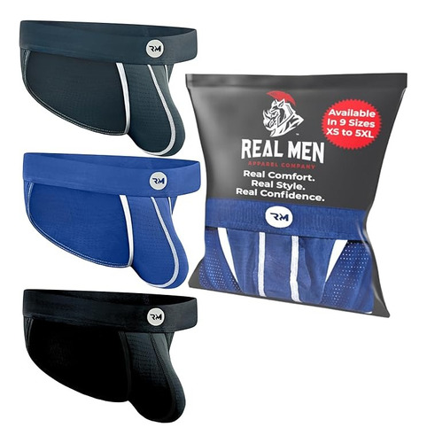 Tri Pack Interiores Bikini Real Men Talla Xl