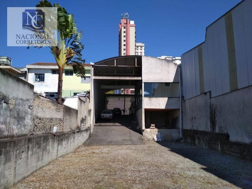 Imagem 1 de 20 de Galpão Para Alugar, 500 M² Por R$ 8.000,00/mês - Campestre - Santo André/sp - Ga0490