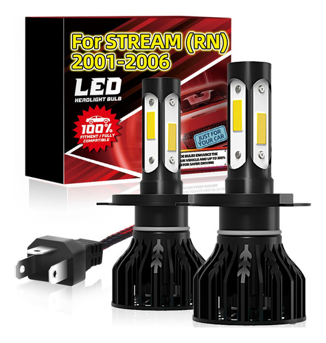 Auto High Low Para Stream (rn) 2001-2006 Led H4 A Prueba De