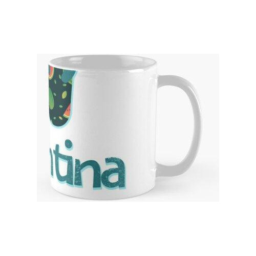 Taza Argentina Vintage Retro Sandía Calidad Premium