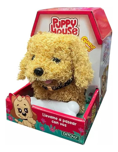 Juguete Perro Mascota Ladra Y Camina Ditoys Puppy House