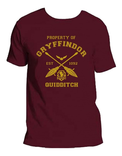 Playera Harry Potter Quidditch Gryffindor