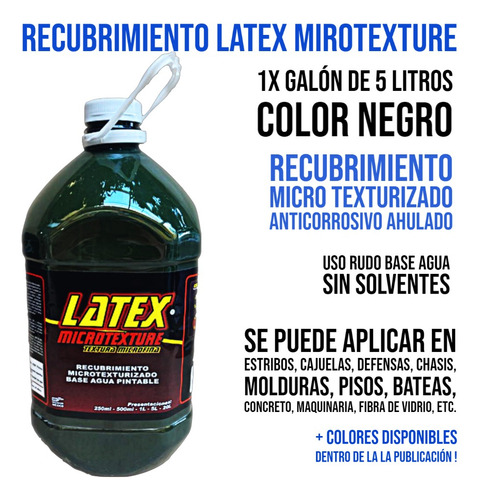 Recubrimiento Latex Micro Texturizado Ahulado 5 L
