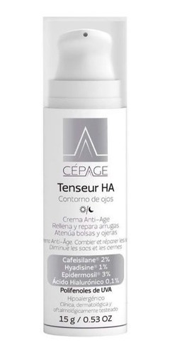 Cepage Tenseur Ha Crema Contorno De Ojos Antiedad X 15 Gr