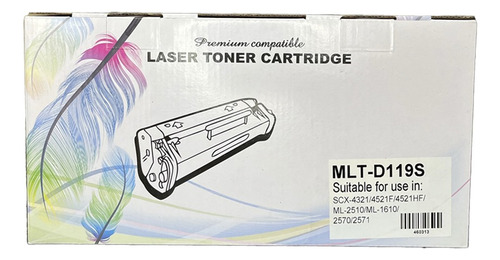 Toner Generico 119s-mlt108 Para Samsung Ml2010-2240-scx4521f