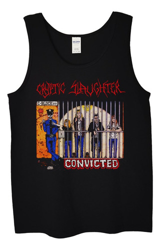 Polera Musculosa Cryptic Slaughter Convict Metal Abominatron