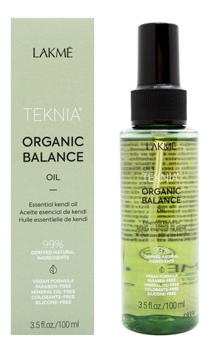 Lakme Organic Balance Oil Aceite Esencial Vegano 100ml Local