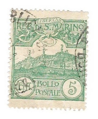 Lt1743. Estampilla De San Marino De 1903