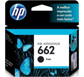 Cartucho Hp 662 Preto Original Cz103ab - 2516 3516 3546 2546