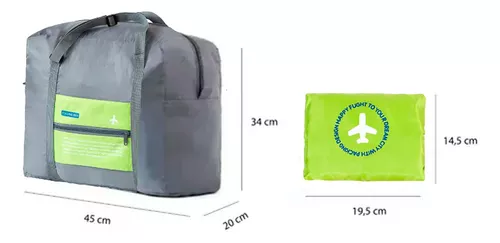 Mochila Plegable Organizador Viaje Impermeable Equipaje Mano