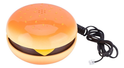 Novedad Hamburguesa Emulativa Teléfono Alambre Teléfono Fija