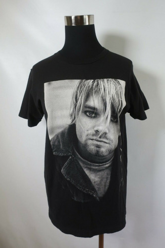 Camiseta Negra Kurt Cobain Nirvana Importada Usa Talla Small