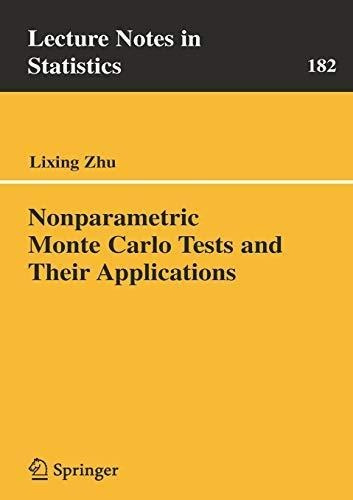 Nonparametric Monte Carlo Tests And Their Applications (libr