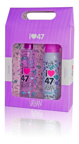 Perfume Pack 47 Street Urban Body Splah + Desodorante
