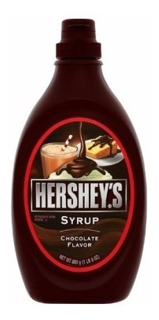 Crema Hershey's Syrup Sirope Chocolate Americano 623g