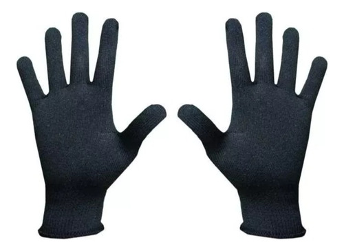 Guantes Moto Pro Biker Tactiles Protecc + 1ra Piel De Color Negro Talle M