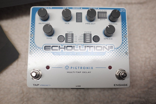 Pigtronix Echolution 2 Filter Pro Delay Y Mod Y Filtros (Usado)