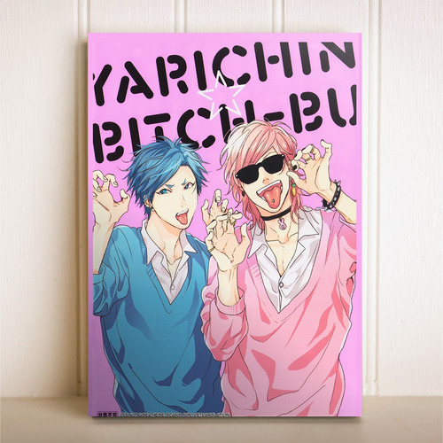 Imagem 1 de 1 de Placa Decorativa Anime Yarichin Bitch Club Ayato Yuri E Yui