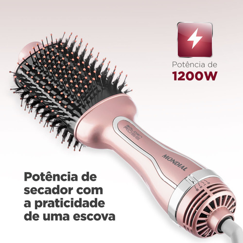 Escova Secadora Mondial Golden Rose 1200w Es-02 110v