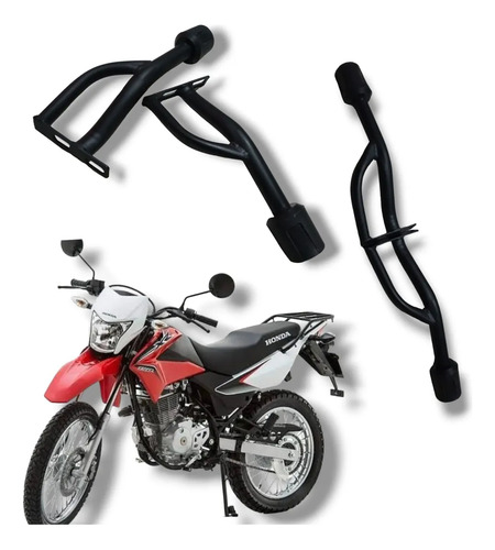 Slider Doble Proposito Para Honda Xr125l Xr150l Xr190l Negro