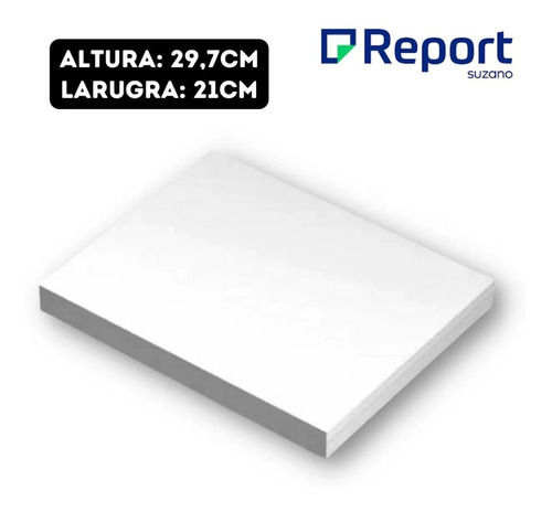 Papel sulfite report premium A4 branco - 500 folhas - kit com 10 resmas