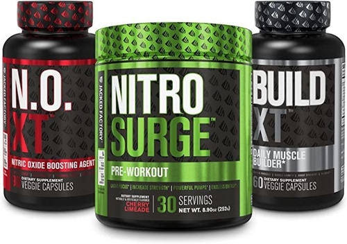 Nitrosurge Pre Workout, No Xt Suplemento De Óxido Nítrico Y