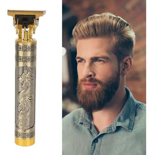 Maquina Para Cortar Cabello Rasuradora Perfiladora Cortadora Color Amarillo
