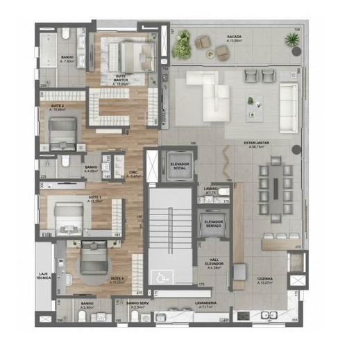 Apartamento 03 Dorm. - Bairro Cristo Redentor - Ap300649