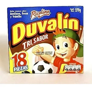 Caja Dulce Cremoso Joyco Duvalin Trisabor De 24 Cajas 18pzs