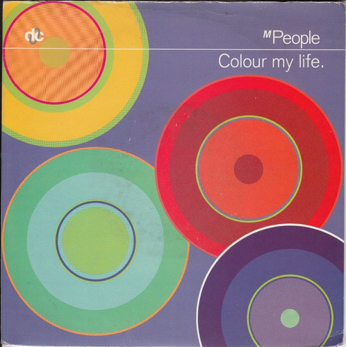 Simple Vinilo 7  House M People Colour My Life Uk 1992 Dance