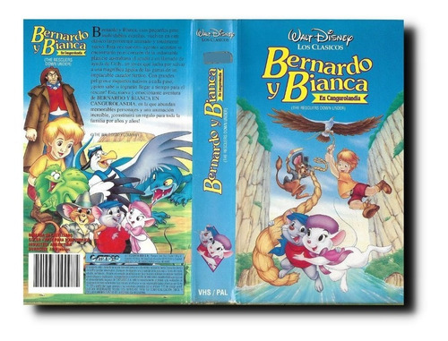Bernardo Y Bianca En Cangurolandia Vhs Walt Disney 1990