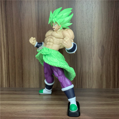 Figura Dragon Ball Super Broly Verde Super Saiyan 23 Cm