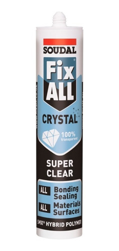 Adhesivo Sellador Fix All Crystal Trasparente***